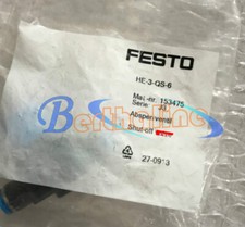 One New FESTO HE-3-QS-6 153475 globe valve