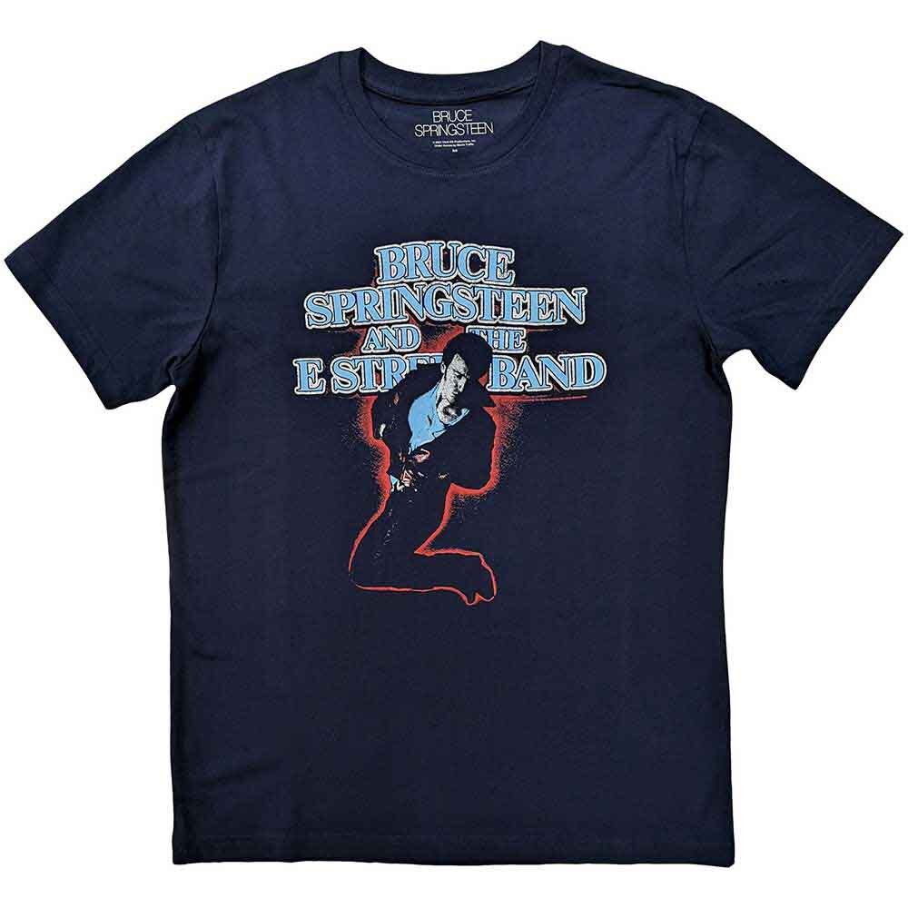 Bruce Springsteen The E-Street Band T-Shirt Blue New | eBay