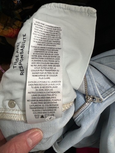 NEW without Tags FRAME Size 25 Le Palazzo Crop Raw Edge Jeans Retails $278.00 - Picture 7 of 9