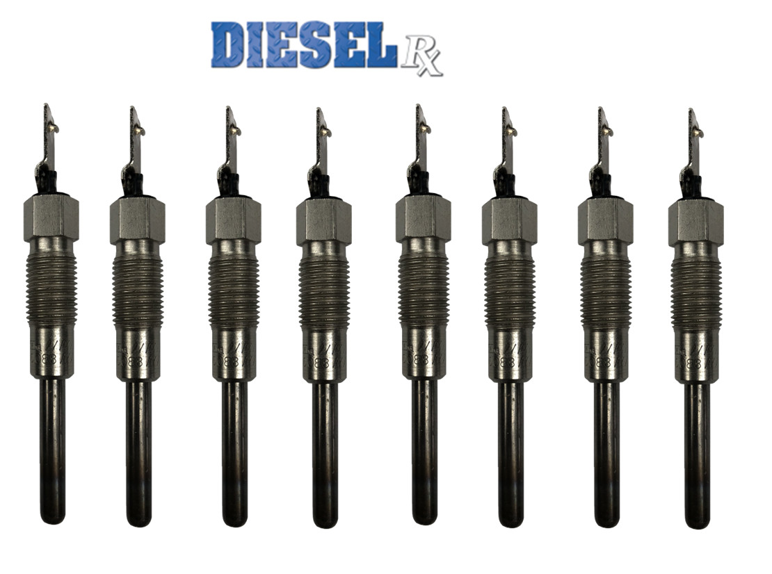 DieselRX / Wellman Glow Plug Self Regulating Set of 8 for 1983-1986 Ford 6.9L