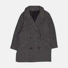 House Of Fraser Overcoat Coat / Size 12 / Womens / Multicoloured / Cotton