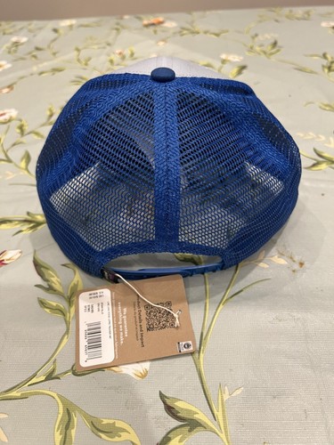 Patagonia Line Logo Ridge LoPro Trucker Cap Hat Snapback Adjustable Steam Blue - Picture 2 of 2