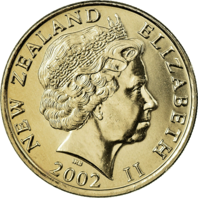 New Zealand Coin 20 Cents | Queen Elizabeth II | Maori Carving