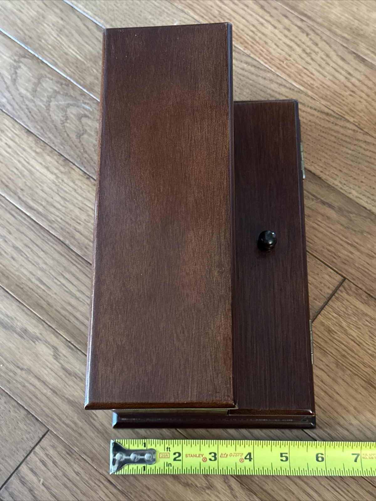 The Bombay Company Mahogany Wood Letter Box Desk Organizer Vintage eBay