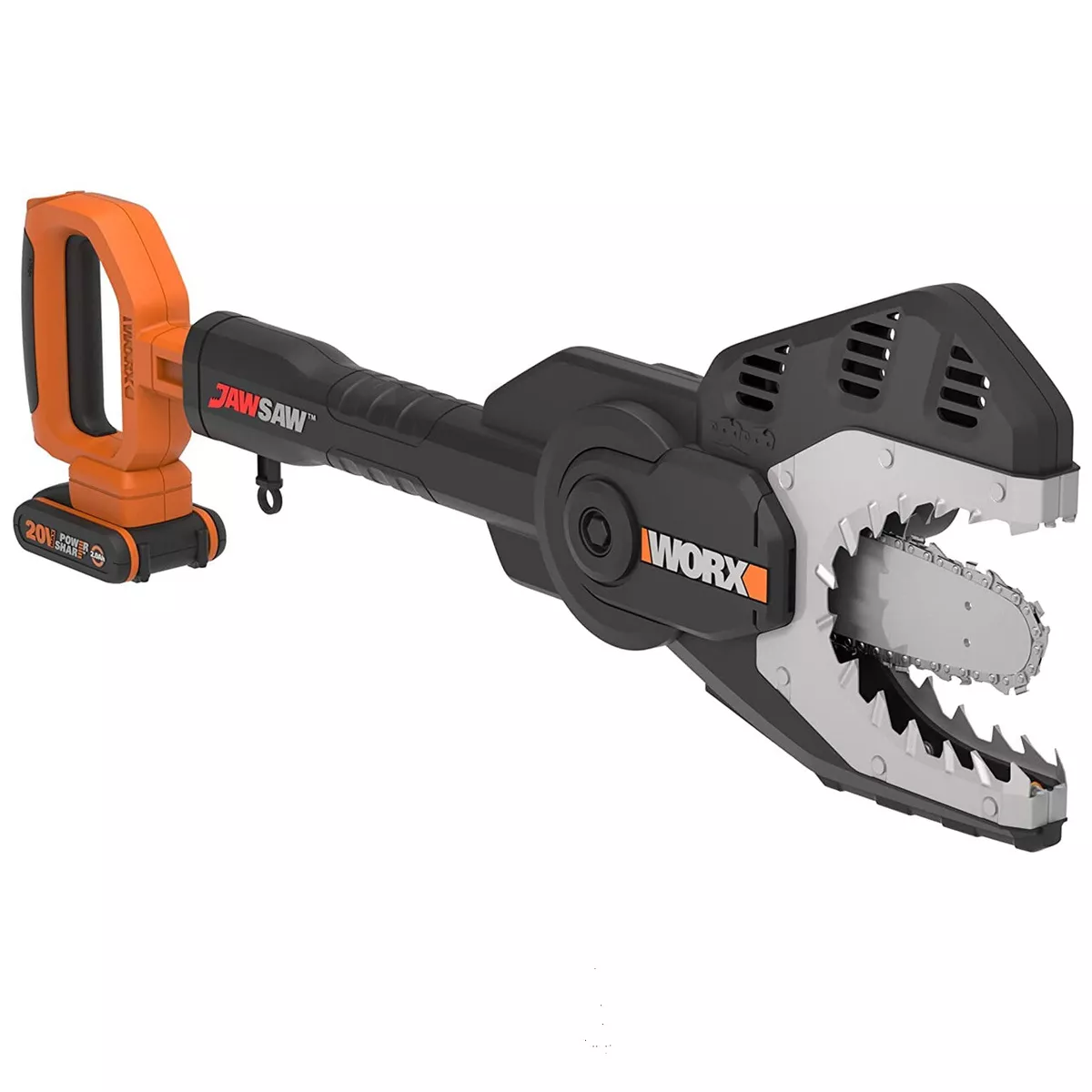 WORX 20V 15cm Cordless JAWSAW Chainsaw w POWERSHARE Battery