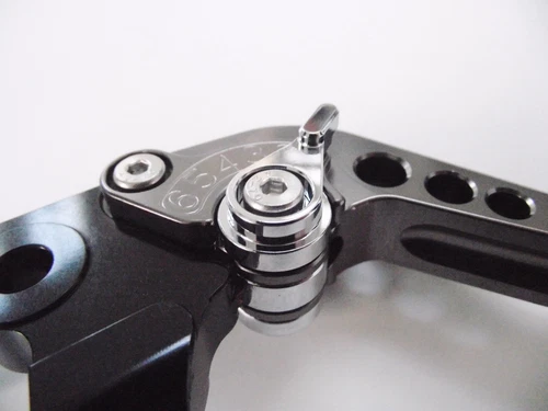 Moto Guzzi V7 Racer (2011-2021), CNC levers long titanium and chrome, F16/D37