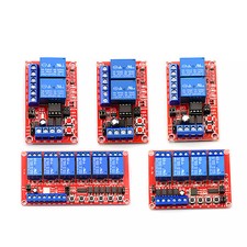 5V 12V 24V 1-2-4-8 Channel Relay High Low Level Optocoupler Module PI