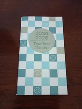 Grin Squares 2025- 2026 Monthly Pocket Planner 64 Pages  3.3 x 6 in. 2 Year