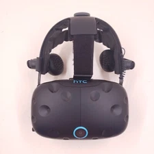 HTC Vive Commercial Headset And Deluxe Audio Strap - Tested Works Great