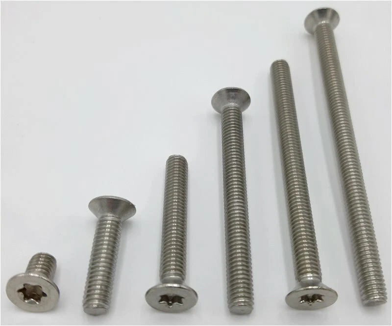 Senkkopfschrauben Senkschraube Edelstahl DIN 965 TORX M2 M2,5 M3 M4 M5 M6 V2A A2 - Bild 2 von 4