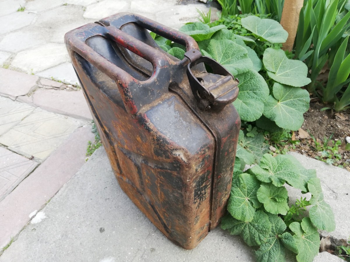 Rare WW2 WWII GERMAN 20 L JERRY CAN Tank PANZER CANNISTER