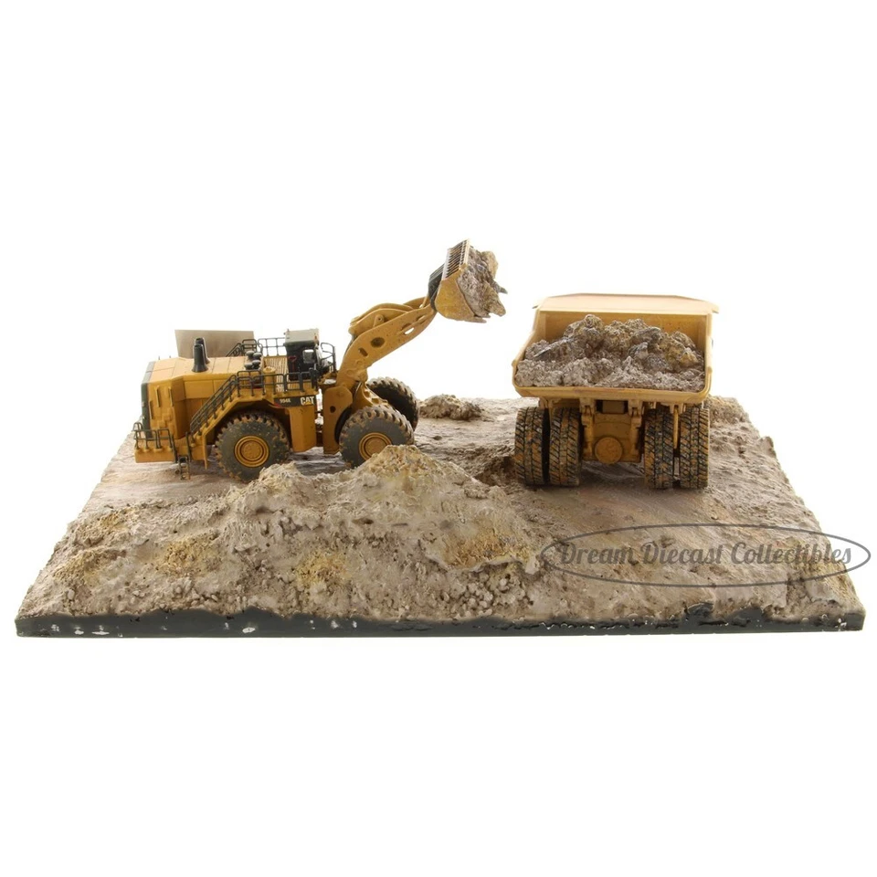 ⭐1:125 CAT WEATHERED 994K WHEEL LOADER & 797F MINING TRUCK DIECAST MASTERS 85762 - Image 4 of 4