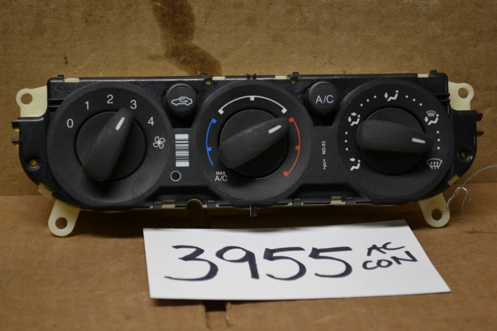 13 14 Ford Focus Used AC and Heater Control Stock #3955-AC