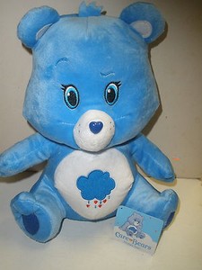 care bear with cloud and rain