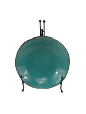 Mojoliche M Jessica TURQUOISE GREEN Pasta Bowl 9" Made in Italy