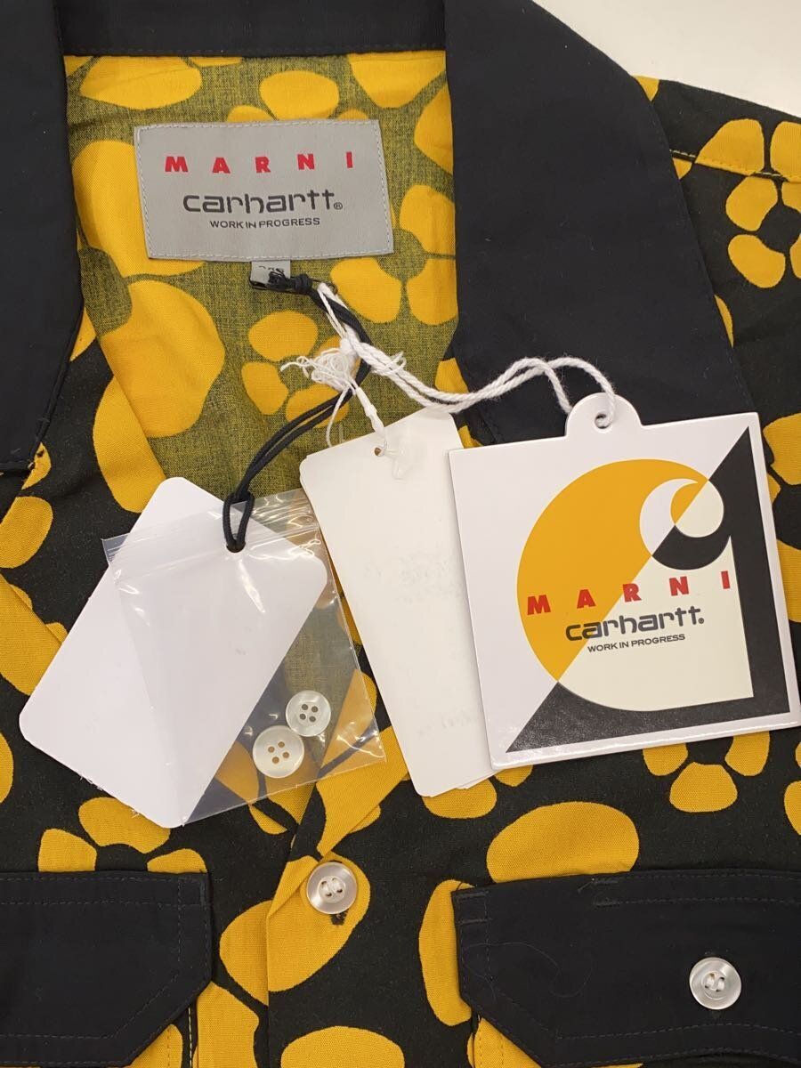 MARNI◆半袖シャツ/XXS/レーヨン/YLW/80431.22PO01560.0722 MARNI Other Short Sleeve Shirt XXS Rayon Yellow 80431.22