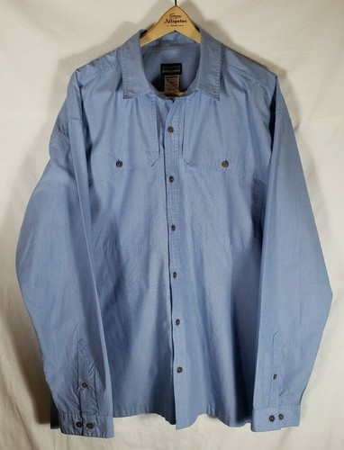 Island Hopper Button Front Shirt - Blue 