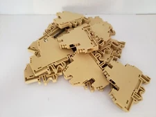 CABUR DAS-4 TERMINAL BLOCK 4mm 600V 20A 20-12 AWG (LOT OF 24) NNB