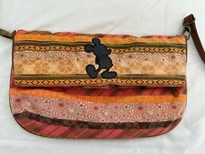 Disney Parks Mickey Mouse Sketch Print Crossbody Shoulder Bag Purse EUC