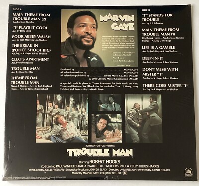 MARVIN GAYE~TROUBLE MAN Rare *SEALED* Orig 1972 Soundtrack GIMMICK