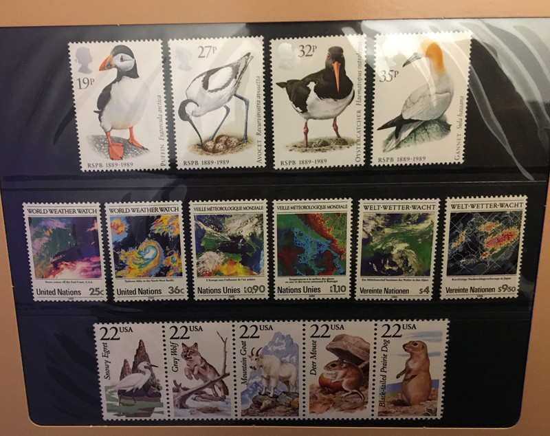 Our World: International Images of Nature Stamp Folder. 6 Countries. MNH.