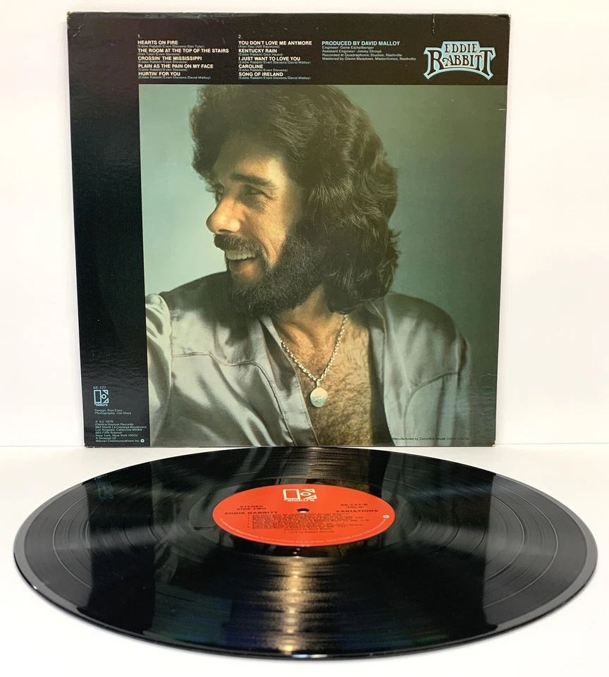 Eddie Rabbitt Variations Country Vinyl LP 1978 Electra 6E-127 *Mint* 10 Tracks Foto 2 de 4