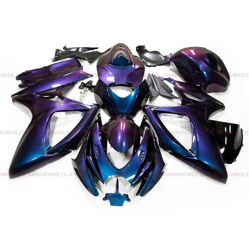 Kit de carenados de color camaleón personalizados con tanque y asiento para SUZUKI GSXR600/750 06-07 - Imagen 3 de 10
