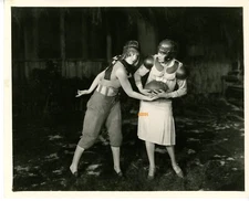 HEDDA HOPPER Vintage Original RARE Photo '20s Football ALVIN WYCKOFF Paramount