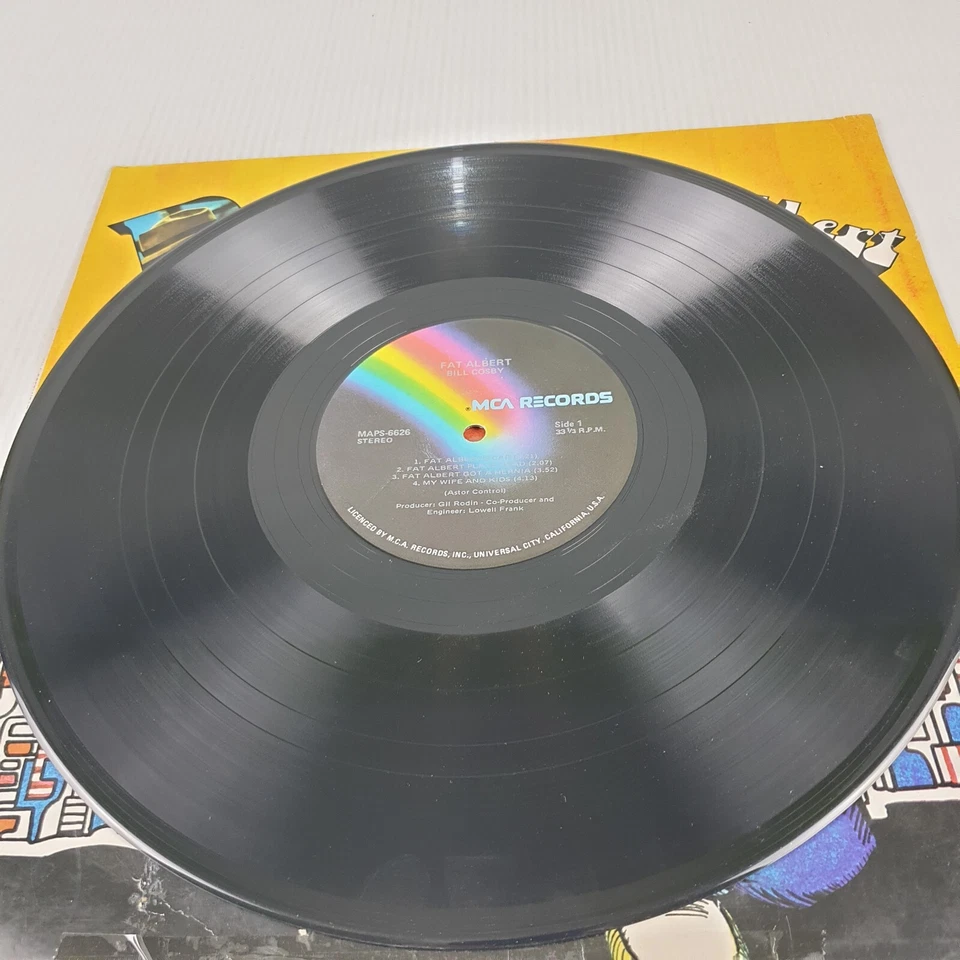 Bill Cosby - Fat Albert 33 RPM Vinyl LP Record, 1973, Non-Music, Comedy, Humour - image 4 of 4