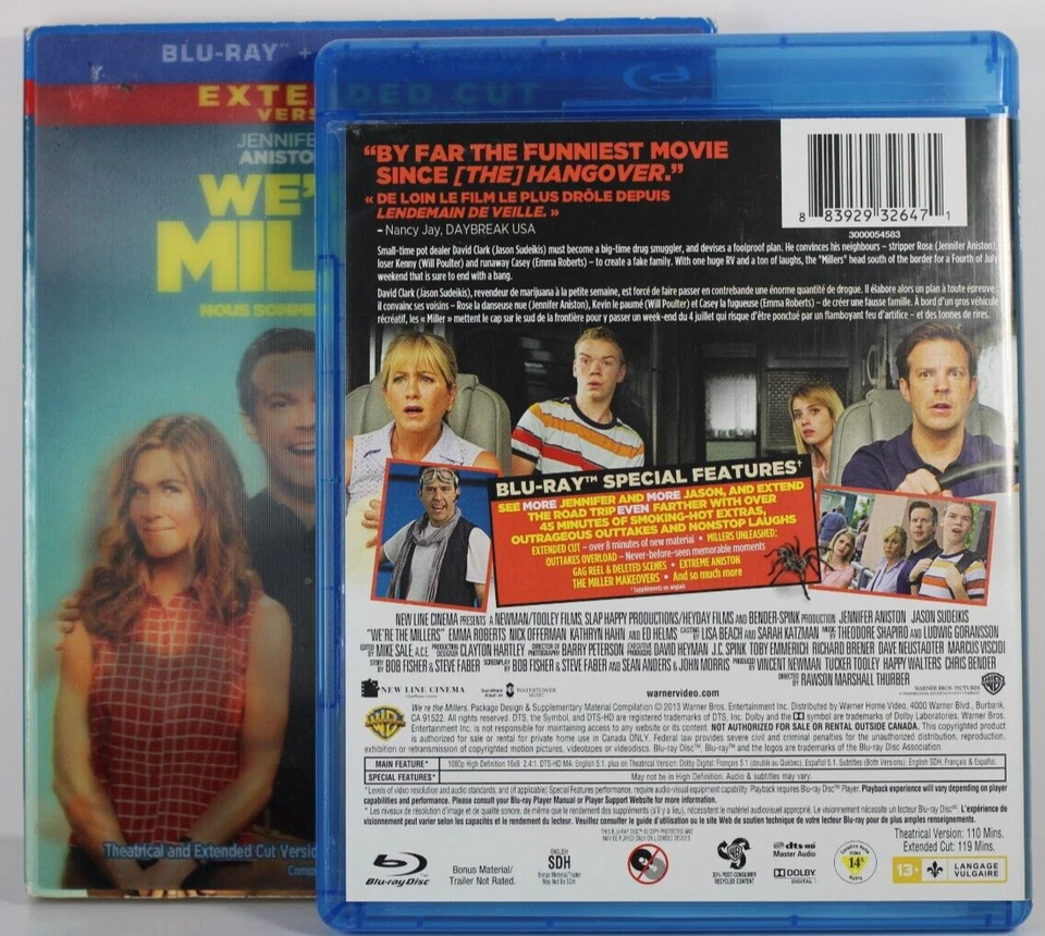 Were the Millers (Blu-ray/DVD, 2013) Bilingual Lenticular Slip - Image 3 of 4