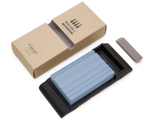 Suehiro Carvers Profile Stone 1000g Dual Oil or Water With Rubber Stand 2HS-13 - Picture 2 of 5