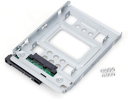 2X 2,5-Zoll auf 3,5-Zoll Converter SATA/SSD Festplatte Festplatten Rahmen HDD - Bild 2 von 6