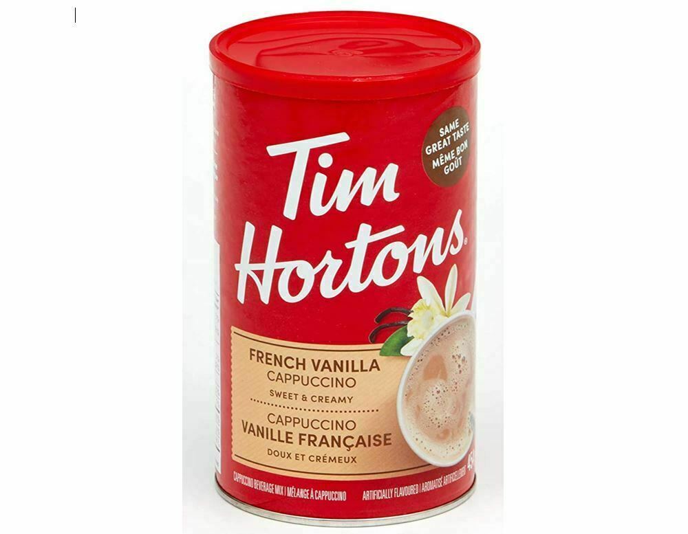 6 X Tim Hortons French Vanilla Instant Cappuccino 454g /16oz