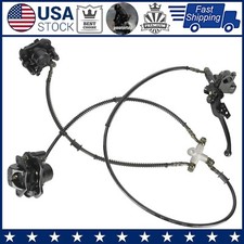 Hydraulic Front Disc Brake Twin Calipers For 150cc 200cc ATV Quad Go Kart Taotao