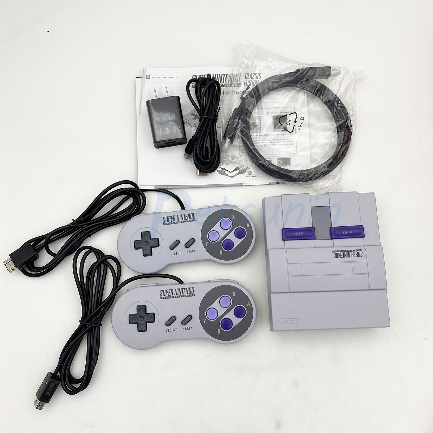 Super Nintendo SNES Classic Edition Mini Entertainment System 21 Games Clone