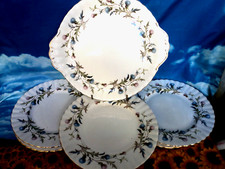 PREGIATO RAFFINATO SERVIZIO dessert  PORCELLANA  INGLESE ROYAL ALBERT BRIGADON