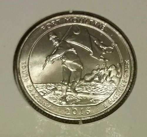 2016-P America the Beautiful Quarters Fort Moultrie — photo from the most recent tracked eBay sale