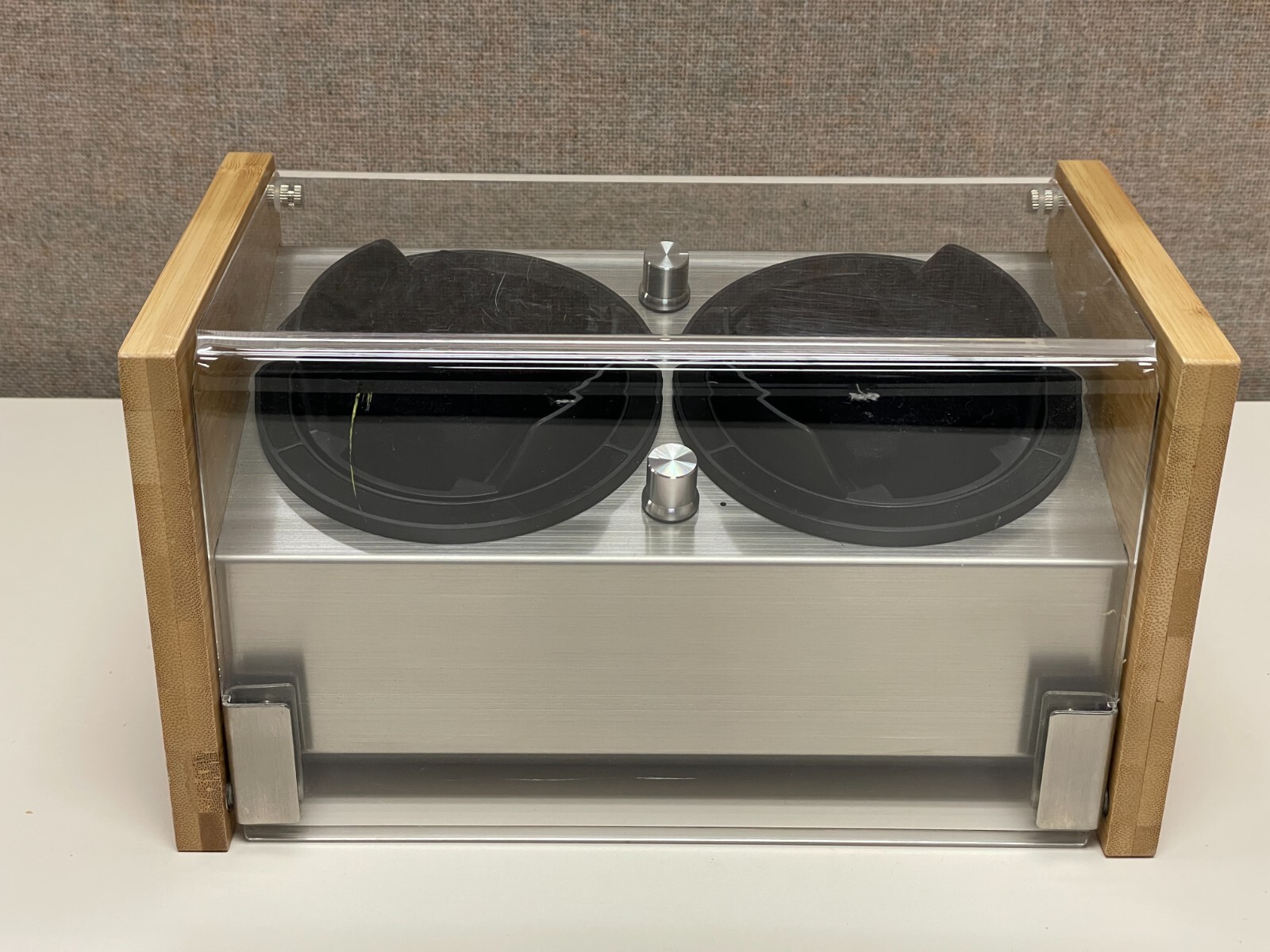 Bamboo Watch Winder for 2 Large to Small Automatic Watches by Watch