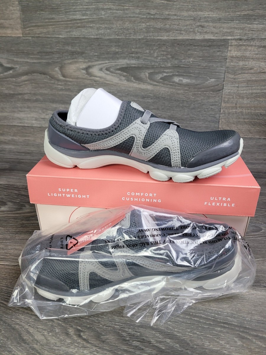 Easy Spirit Women's RIPTIDE2 701 Slip On Sneaker, Dark Gray 020 sz