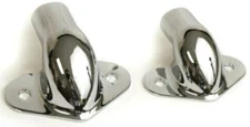 47-53 Chevy/GMC Truck Chrome Tailgate Hinge Trunnion Set (Pair)