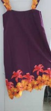 Frock casual  wears evening wears cute big flower design strap hand Sale Price