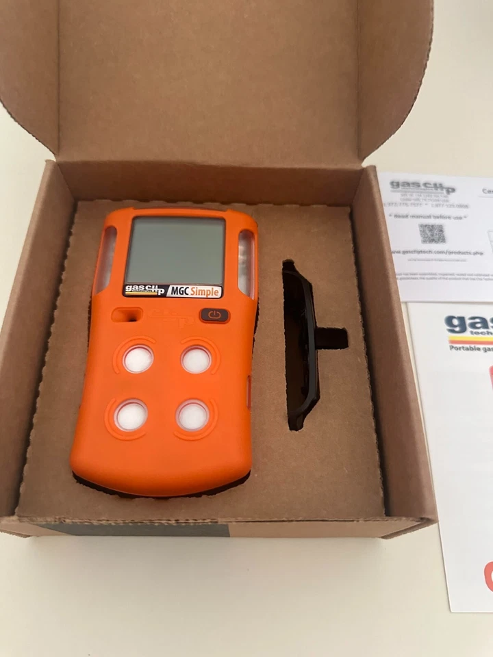 Clip Gas MGC-S Multi Clip Gas Simple, 4 Gases, 2 Años Sin Carga. Monitor de gas de 4 vías Foto 4 de 4