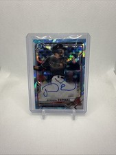 Jeferson Espinal 2021 1st Bowman Chrome Sapphire Auto /99 #BSPA-JES Diamondbacks