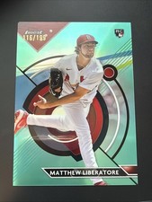 2023 Topps Finest Rookie RC Aqua Refractor /199 Matthew Liberatore #77 Cardinals