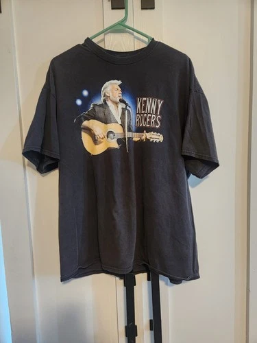 Kenny Rogers Tour T Shirt Size XL Vintage vintage concert t-shirt, vintage, size XL, single stitch, B+ condition