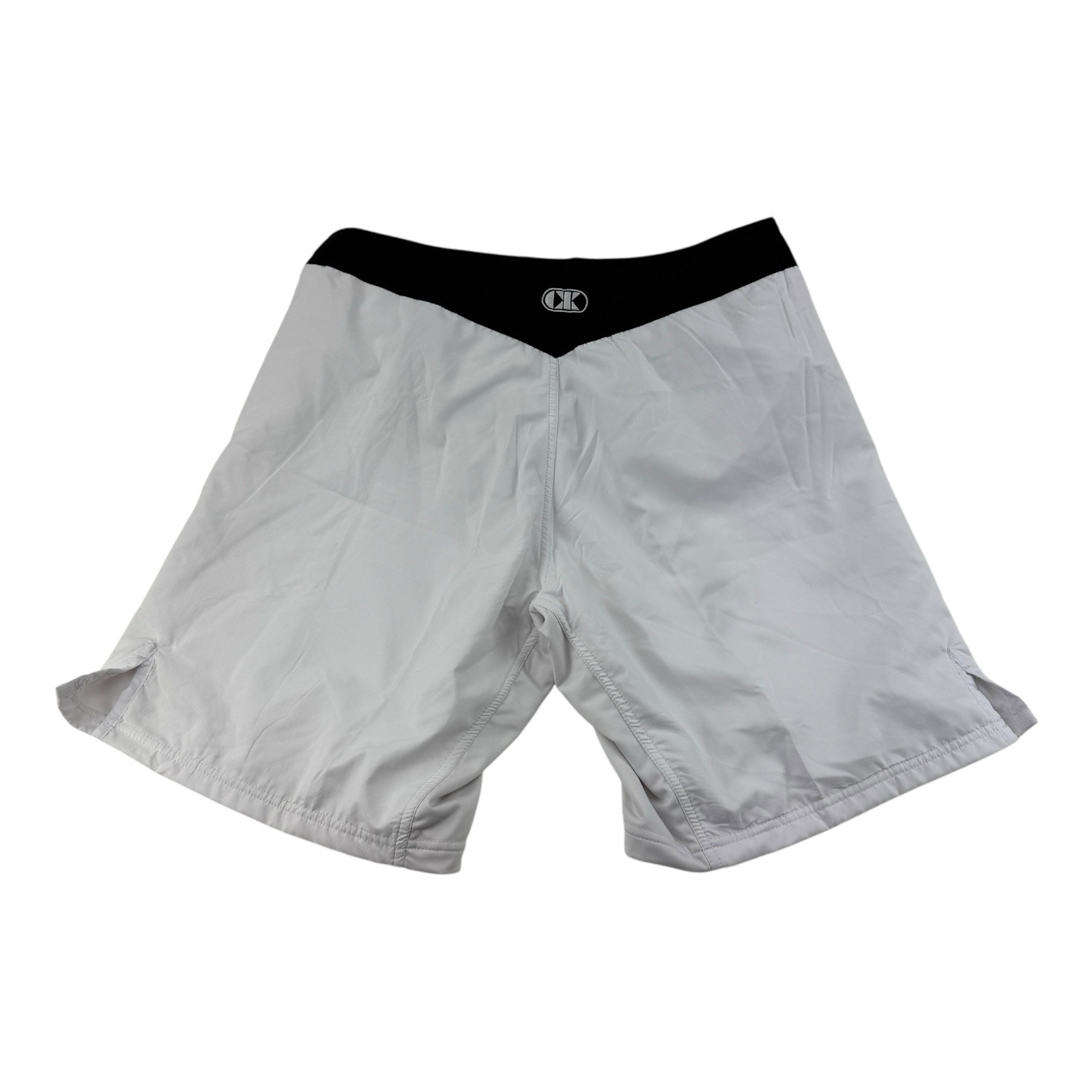 Cliff Keen pantaloncino uomo nuovo con etichetta bianco nero cintura poliestere elastan tavola tg 34