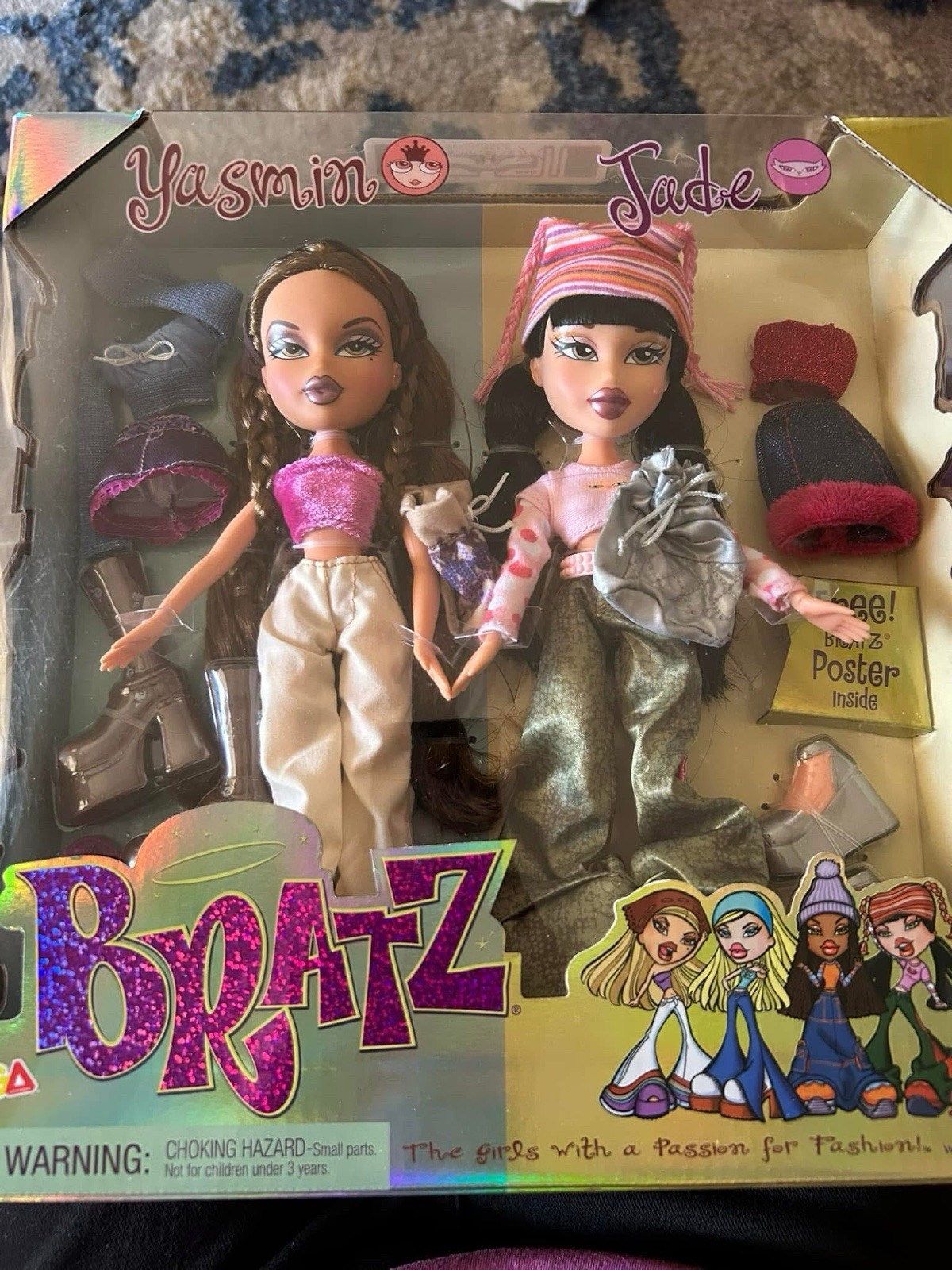 Bratz 20th Anniversary Edition Doll Lot - Cloe, Sasha, Yasmin, Jade & Dana - NIB