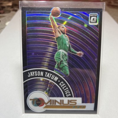 Jayson Tatum Purple Prizm T-Minus 3 2 1 Holo 2020-21 Donruss Optic SP #11 Boston