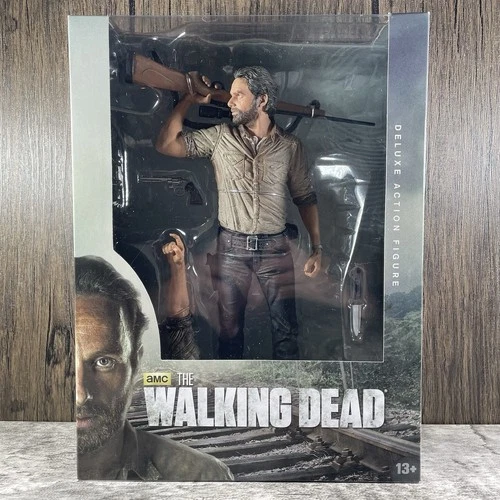 AMC The Walking Dead, RICK GRIMES Series 6 — 10" Deluxe Action Figure, McFarlane
