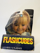 Vintage Sylvania Blue Dot Flashcubes 3 Cubes 12 Flashes For Standard Camera